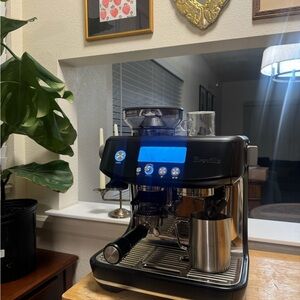 Breville Barista Pro-  Black Espresso Maker with Milk Frother